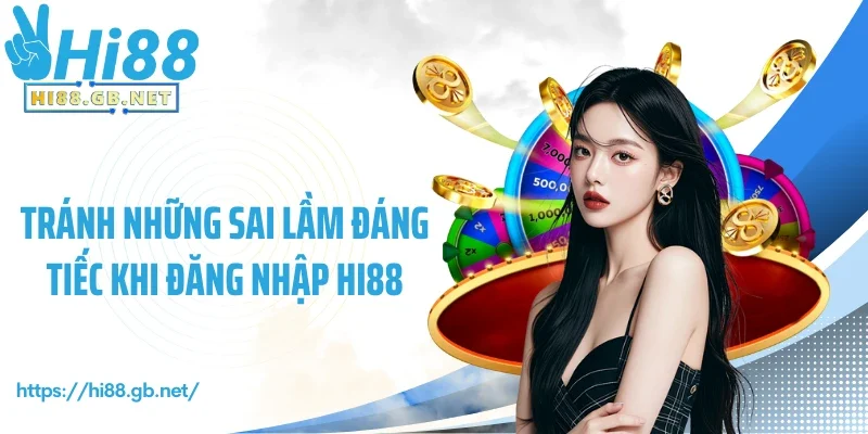 Tránh những sai lầm đáng tiếc khi đăng nhập Hi88
